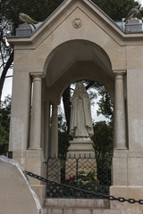 Fatima, Portugal, June 12, 2018: Valinhos near Fatima, place of the fourth apparition of Our Lady (August 19, 1917) shepherds.