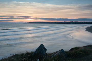 Fototapeta na wymiar Sunset in Brittany