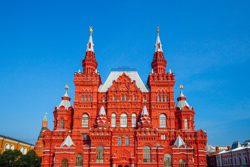 Fototapeta na wymiar Historical State Museum of Russia, Moscow