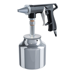 Portable Sand Blaster Gun, 3D rendering