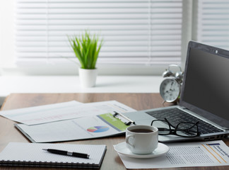 business office with different office