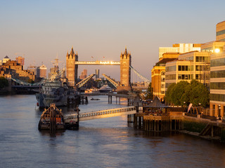 River Thames in London, UK