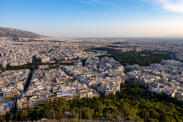 Obraz premium Athens from Likabetus Hill, Greece