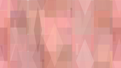 Chaotic random rhombuses and rectangles. A bright pattern for packaging, wallpaper, tiles, textiles. Geometrical design element.