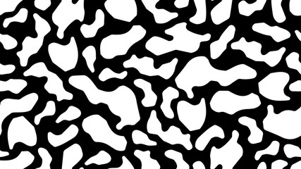 Bright modern pattern of various abstract shapes