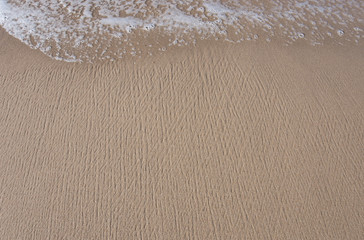beach sand and waves