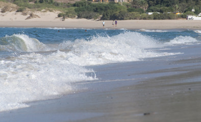 waves in the Mediterranean sea