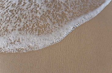 beach sand and waves