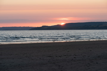 Fototapeta na wymiar Sunset in Brittany
