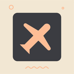 Obraz premium Distraction free concept. Unique and creative illustration. Flat design thin line style. Usage for e-mail newsletters, web banners, headers, blog posts, print and more.