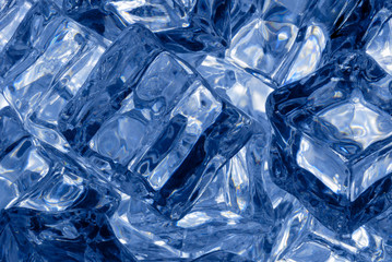 Ice cubes background
