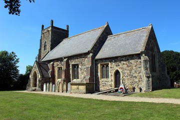 Fototapeta na wymiar St. Margaret's Church, Long Riston, East Riding of Yorkshire.
