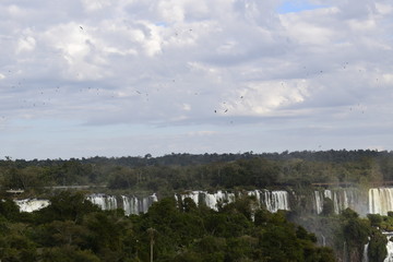 Horizonte da cachoeira do Iguaçu