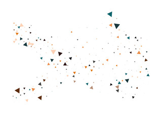 Bang, Blast, Moved Particles, Vector Explosion Border. Broken Glass Moving Memphis Bright Fragmentation. Stars, Glitter, Trendy Cosmic Frame, Vortex, Shattered Fragments. Hipster Cool Memphis Border.