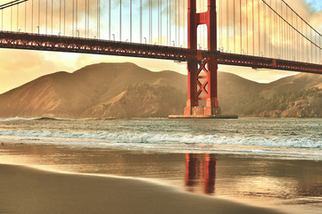 Golden Gate during Golden Hour