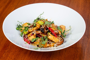 Delicious stewed vegetables