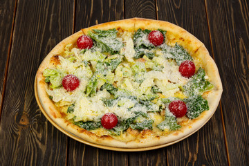 Pizza Caesar with chicken
