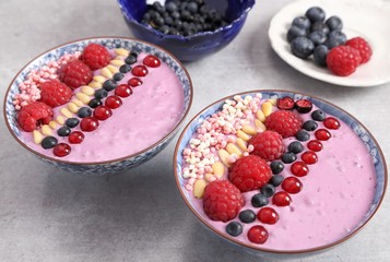 Smoothie bowls.