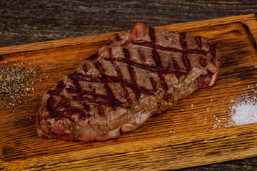 Grilled strip loin steak