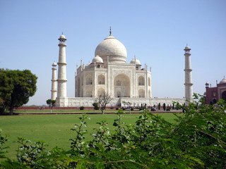 Fototapeta na wymiar Taj Mahal - India - Seven Wonders of the World