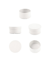 Paper gift box isolated