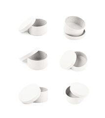 Paper gift box isolated