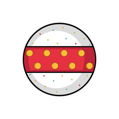 Isolated ball toy icon