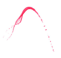 Splash of liquid in motion isolated