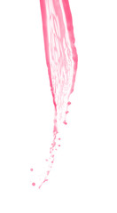 Splash of liquid in motion isolated