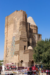 Ruins of Ak-Saray Palace - Shakhrisabz, Uzbekistan. Timur's Summer Palace was planned as the most grandiose of all Timur's constructions.