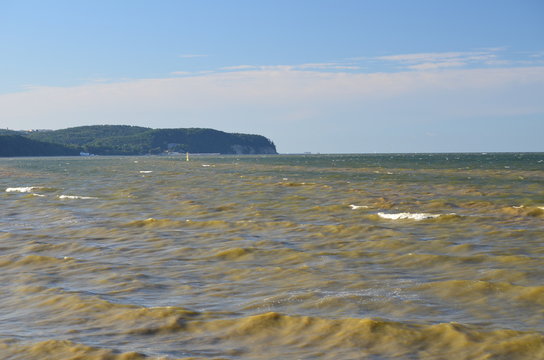 Atak sinic w Zatoce Gdańskiej, Pomorze/Cyanobacteria attack in The Gdansk Bay, Pomerania, Poland