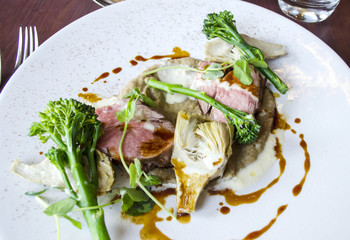 Lamb & Broccoli Dish
