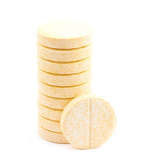 Drug tablet pills isolated