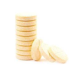 Drug tablet pills isolated