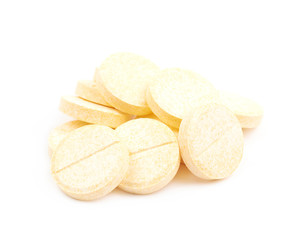 Drug tablet pills isolated