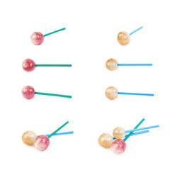 Lollipop candy isolated