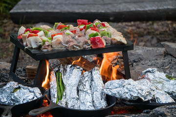camping cooking - 215577354
