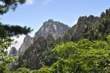 The Yellow Mountain in China