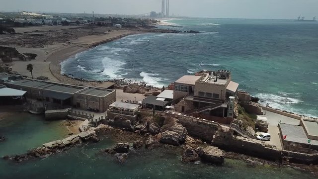Old port of Caesarea, Israel