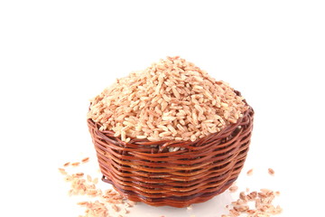 whole grain brown or red rice