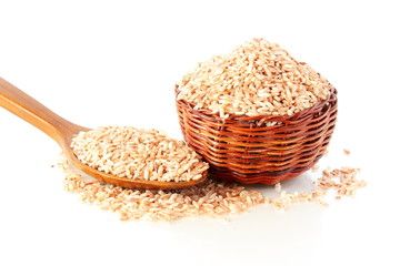 whole grain brown or red rice