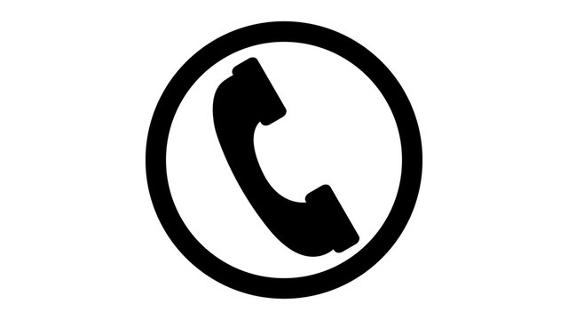 cell phone icon incoming call symbol