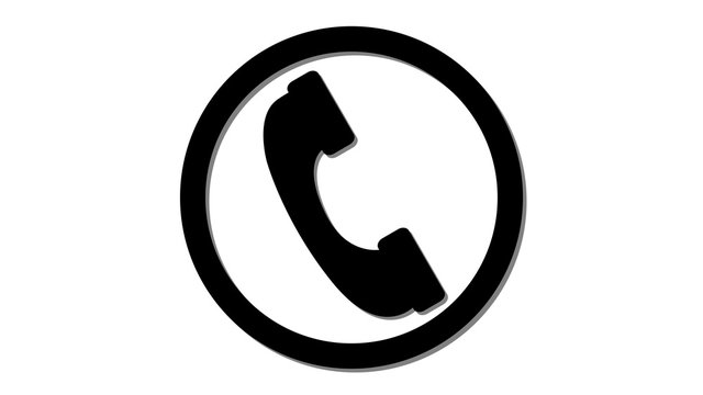 cell phone icon incoming call symbol