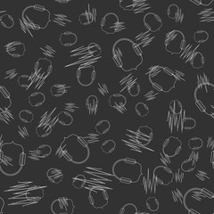 Headphones seamless pattern