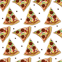 pattern fastfood object graphic background 