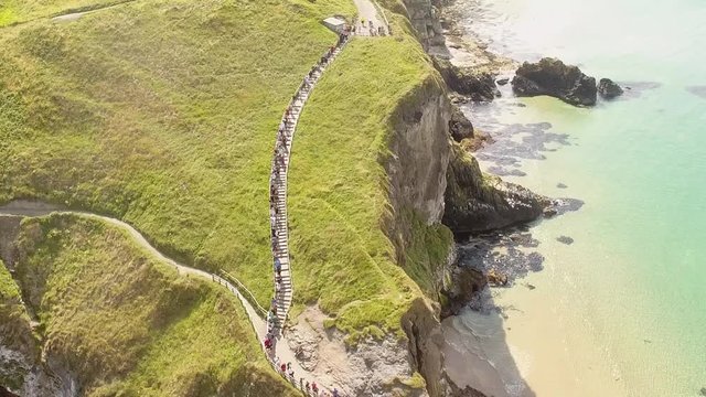 Carrick-a-Rede Rope Bridge Co. Antrim Northern Ireland 