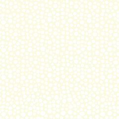 Snowflakes on a beige background seamless vector pattern. White irregular shaped dots. Scattered dots pattern. Perfect as background for Christmas. christmas packaging, cards, gift wrap.