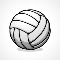 Crédence de cuisine en verre imprimé Sports de balle Vector volleyball ball icon design
