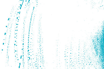 Natural soap texture. Amusing green blue foam trace background. Artistic exceptional soap suds. Cleanliness, cleanness, purity concept. Vector illustration.