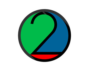 circle typography typeset logotype numeral numeric nominal image vector icon